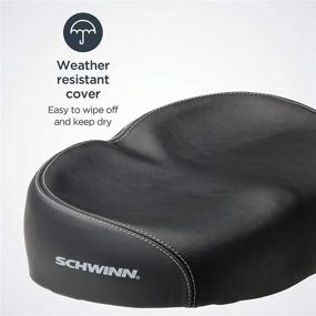 img 1 attached to 🚲 Optimized Schwinn Comfort Bicycle Seat for Enhanced Riding Experience