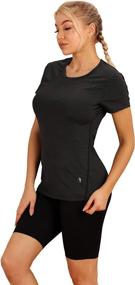 img 3 attached to Icyzone Workout Running Tshirts Women Sports & Fitness in Team Sports