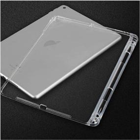 img 2 attached to Clear Soft Tablet Case with Shockproof Protection & Apple Pencil Holder for iPad 5th/6th Gen & iPad Air/Pro 9.7-inch