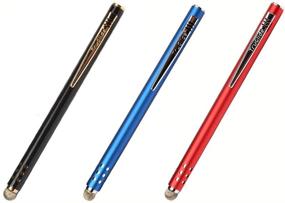 img 3 attached to 🖊️ TruGlide Mesh Fiber Stylus 3-Pack with Microfiber Knit Tip for Capacitive Touch Screen Tablets