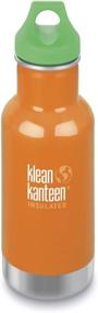 img 4 attached to 💧 Stay Hydrated with Klean Kanteen Kid Kanteen Classic Double Wall Vacuum Insulated Stainless Steel Kids Water Bottle: Leak Proof & Loop Cap Included