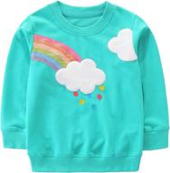 🎄 bumeex cotton crewneck christmas toddler girl sweatshirt – trendy clothes outfit logo