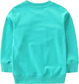 img 1 attached to 🎄 Bumeex Cotton Crewneck Christmas Toddler Girl Sweatshirt – Trendy Clothes Outfit