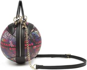 img 2 attached to 👜 Graffiti-inspired Women's Handbags & Wallets: Stylish and Functional Crossbody Messenger Bags & Totes