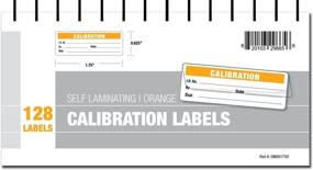 img 3 attached to Calibration Labels - Self Laminating With Spiral Bound Cover (Orange)