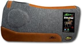 img 2 attached to 🐴 1-Inch Southwestern Equine OrthoRide Correction Saddle Pad - Made in USA