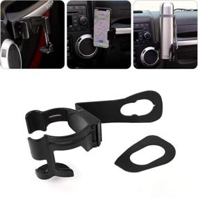 img 4 attached to 📱 Держатель для телефона и органайзер для донышка Jeep Wrangler JK JKU - Кронштейн с болтами Multi-Function Stand для Sahara Rubicon & Unlimited 2011-2018 - u-Box