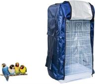 🐦 qbleev large birdcage cover: windproof, waterproof shield for square cage crate логотип