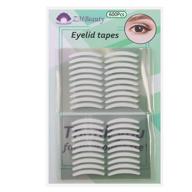 👁️ invisible slim eyelid tapes: 600pcs/300 pairs, medical-use fiber strips for instant lift, surgery-free eye lid transformation! ideal for hooded, droopy, uneven, mono-eyelids logo