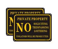 no trespassing signs private property occupational health & safety products logo