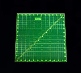 img 1 attached to Non Slip Quilting Ruler Fluorescent Quilters