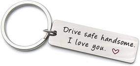 img 4 attached to Stylish & Durable Valentines Stainless Steel Trucker Keychain