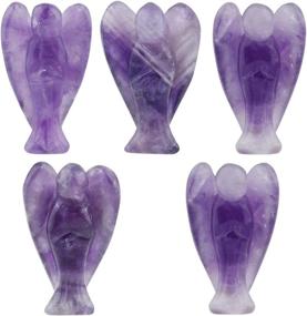 img 3 attached to 💰 Enhance Prosperity and Fortune with mookaitedecor Amethyst Crystal Money Tree and Guardian Angel Figurine Ornament