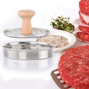 img 3 attached to Hamburger Stainless Non Stick Essential Accessories