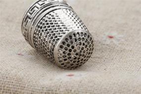 img 2 attached to 10PCS Vintage Sewing Thimbles: Metal Finger Protectors for DIY Sewing Tools & Accessories