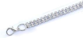 img 1 attached to 💎 Torostra Silver Rhinestone Bridal Crystal Belt - Women's Accessories for Optimal SEO