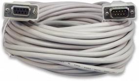 img 2 attached to 🔌 YCS Basics 50-Foot Male/Female Extension Cable for Serial / RS232 9-Pin DB9 Connection