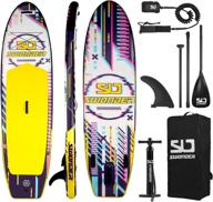 🏄 swonder inflatable stand up paddleboard - high-performance sup with non-slip deck, complete premium accessories- backpack, paddle, pump, leash for adults & kids logo