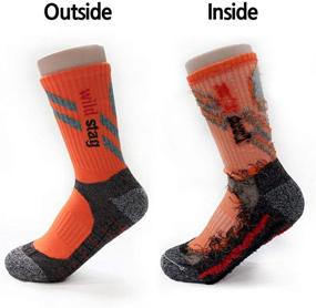 img 1 attached to WILD STAG Women's Multi-Pack Cushion Outdoor Hiking Socks in Random Colors - Ideal for Walking, Trekking, and More!