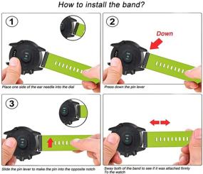 img 2 attached to 🌈 NotoCity Силиконовый браслет для Suunto 7 / Suunto 9 - водонепроницаемый запасной ремешок для мужских и женских спортивных часов - совместим с Suunto 7, Suunto 9 Baro, Suunto 9 Spartan, Suunto 9 GPS - ярко-зеленый