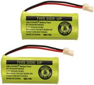 high-performance qblpower bt183342 bt283342 bt166342 bt266342 bt162342 bt262342 battery for cs6114 cs6419 cs6719 el52300 cl80111 cordless phone (pack of 2) logo