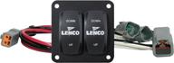 🔘 lenco 10222-211d double rocker trim tab switch kit логотип