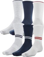 🧦 under armour men's essential crew sock set - 6 pairs logo