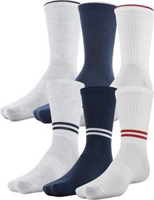 img 4 attached to 🧦 Under Armour Men's Essential Crew Sock Set - 6 Pairs