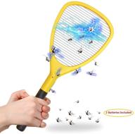 powerful electric fly swatter racket: ultimate 💥 bug zapper and mosquito killer with high voltage logo