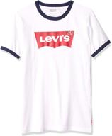 👕 levi's classic white batwing t-shirt for boys - boys' clothing logo