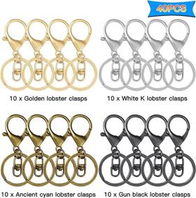 img 3 attached to Lobster Keychain Trigger Jewelry Accessories Beading & Jewelry Making