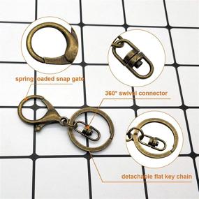 img 1 attached to Lobster Keychain Trigger Jewelry Accessories Beading & Jewelry Making