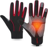 🧤 windproof bike bicycle motorcycle gloves with santic gel pads - unisex design logo