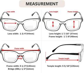 img 3 attached to Eyekepper 4 Pack Bifocal Reading Glasses Vision Care