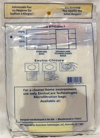 img 1 attached to 🌿 Eco-friendly Replacement Micro Filtration Vacuum Cleaner Bags by EnviroCare - Fits Eureka RR Uprights (3 Pack)