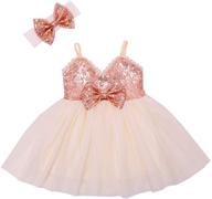 👗 stunning cilucu baby girl sequin tutu dress for kids wedding - flower girl & princess dress logo