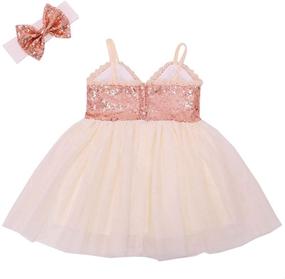 img 3 attached to 👗 Stunning Cilucu Baby Girl Sequin Tutu Dress for Kids Wedding - Flower Girl & Princess Dress