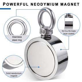 img 3 attached to 🧲 DIYMAG Neodymium Combined Diameter Retrieving: Powerful Magnetic Tool for Effective Retrieval Tasks