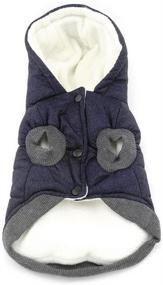 img 1 attached to Ranphy Winter Padded Dog Vest Coat Hoodies Cat Puppy Cold Weather Coats Jacket 🐶 for Small Dog Under 20lbs (Size Runs Small One to Two Sizes Smaller Than US Size)