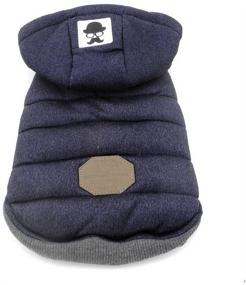 img 2 attached to Ranphy Winter Padded Dog Vest Coat Hoodies Cat Puppy Cold Weather Coats Jacket 🐶 for Small Dog Under 20lbs (Size Runs Small One to Two Sizes Smaller Than US Size)