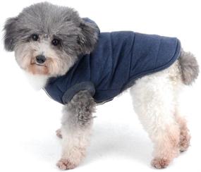 img 3 attached to Ranphy Winter Padded Dog Vest Coat Hoodies Cat Puppy Cold Weather Coats Jacket 🐶 for Small Dog Under 20lbs (Size Runs Small One to Two Sizes Smaller Than US Size)