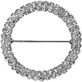 img 1 attached to 💎 Large Round Rhinestone Buckle by EXPO - Boost your searchability!