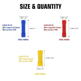 img 2 attached to Qibaok Insulated Electrical Straight Connectors: Enhanced Performance and Efficiency