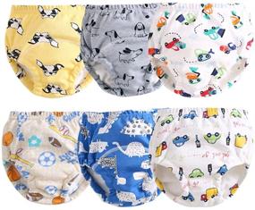 img 4 attached to 🩲 Ordinary Unisex Breathable Cotton Potty Training Underwear - 6-Pack of Reusable, Waterproof Toddler Pee Underpants