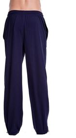 img 2 attached to CYZ Cotton Jersey Pajama Pants Charcoal L