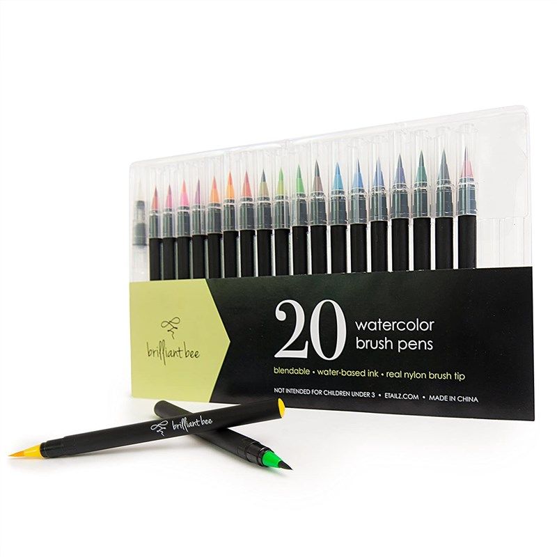 Arteza Real Brush Pens, Portrait Tones - 12 Pack