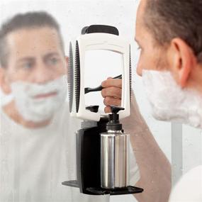 img 3 attached to 🚿 Zadro Z’Fogless Travel Shower Shaving Men’s Grooming Mirror - Convenient and Portable Black Mirror for Hassle-Free Shaving