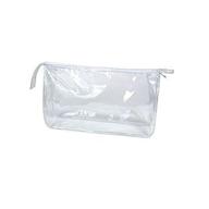 🧳 rectangular clear travel cosmetic bag by kingsley logo