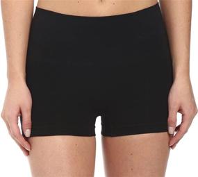 img 2 attached to SPANX Everyday Shaping Seamless Boyshort Women's Clothing and Lingerie, Sleep & Lounge