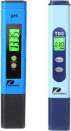 🌊 pancellent water quality test meter - tds ph 2 in 1 kit, measurement range 0-9990 ppm, 1 ppm resolution, 2% readout accuracy logo